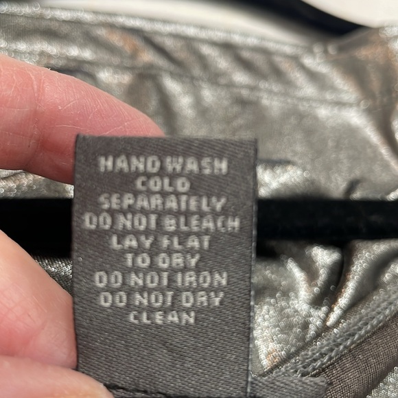 Additions by Chico’s Pewter Colored  tank top, Chico’s size 2 same as 12/14. - Picture 5 of 6